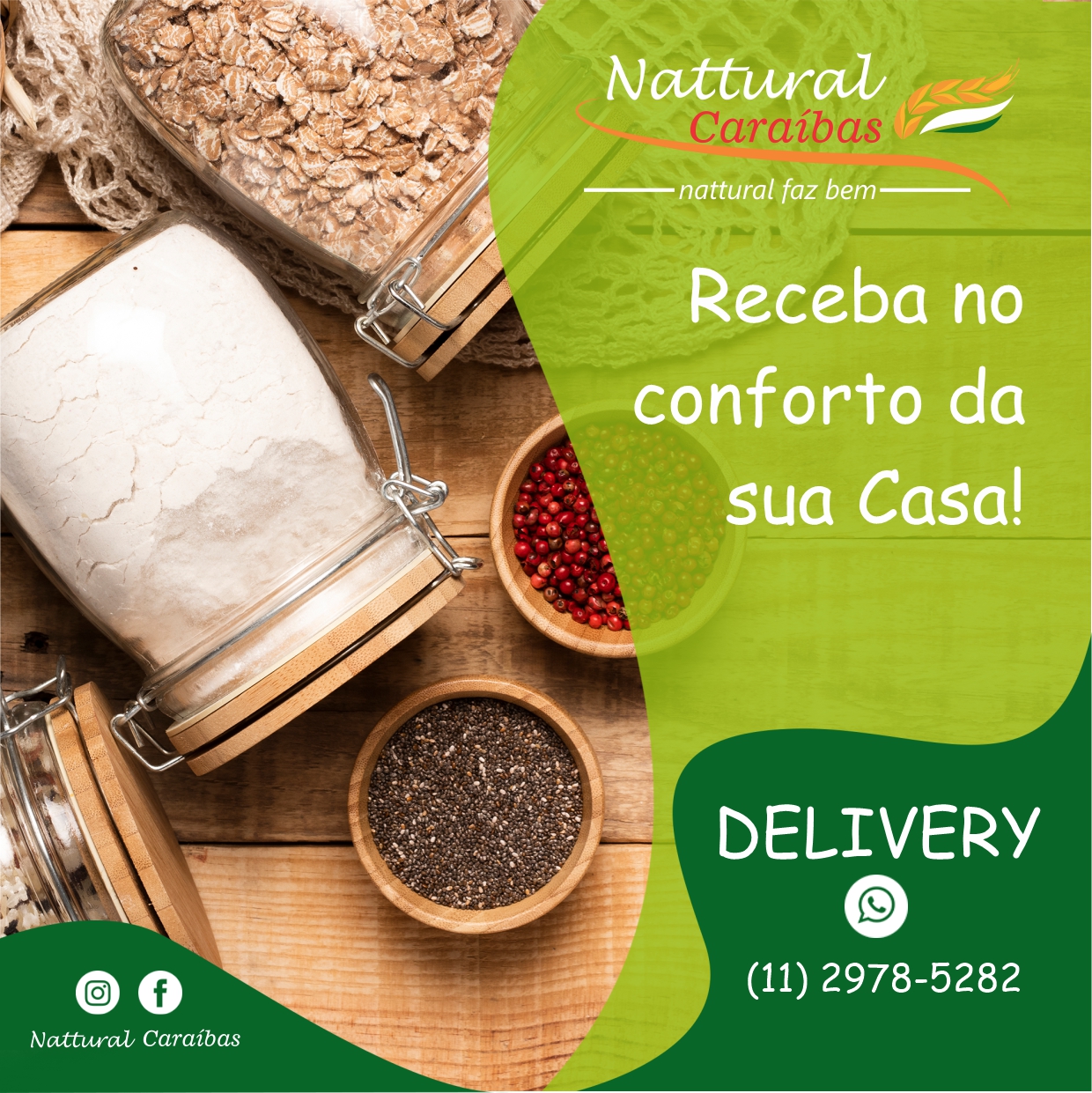 Nattural Caraibas Banners Delivery 2